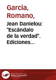 Jean Danielou: 