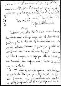 Carta de José María Ots a Rafael Altamira. Sevilla, 12 de octubre de 1924