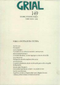 Grial : revista galega de cultura. Núm. 149, 2001