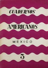 Cuadernos americanos. Año XVIII, vol. CIV, núm. 3, mayo-junio de 1959