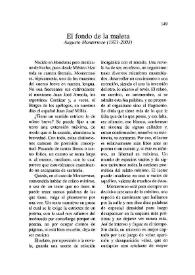 Cuadernos Hispanoamericanos, núm. 634 (abril 2003). El fondo de la maleta. Augusto Monterroso