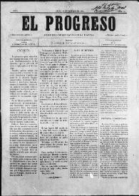 El Progreso : Periódico Democrático de la Marina. Núm. 10, 30 de octubre de 1884