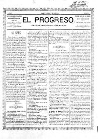 El Progreso : Periódico Democrático de la Marina. Núm. 31, 22 de marzo de 1885