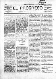 El Progreso : Periódico Democrático de la Marina. Núm. 37, 12 de abril de 1885