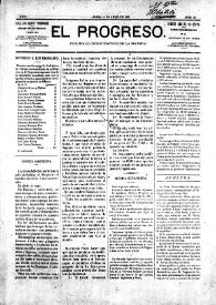 El Progreso : Periódico Democrático de la Marina. Núm. 39, 19 de abril de 1885