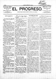 El Progreso : Periódico Democrático de la Marina. Núm. 42, 30 de abril de 1885