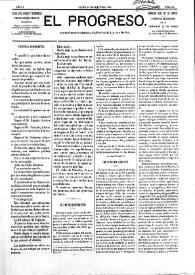 El Progreso : Periódico Democrático de la Marina. Núm. 46, 14 de mayo de 1885