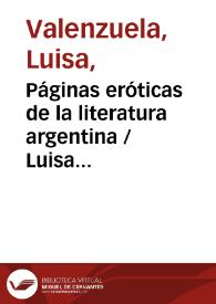 Páginas eróticas de la literatura argentina