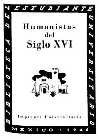 Humanismo mexicano del siglo XVI