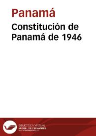 Constitución de Panamá de 1946