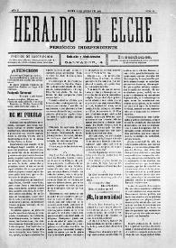Heraldo de Elche :  Periódico Independiente. Núm. 36, 4 de enero de 1908