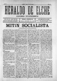 Heraldo de Elche :  Periódico Independiente. Núm. 37, 11 de enero de 1908