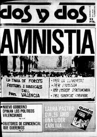 Dos y Dos : Revista Valenciana de Información General. Núm. 11 y 12, 25 de julio y 1 de agosto de 1976