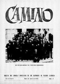 Camino: Boletín del Consejo Diocesano de los Hombres de Acción Católica. Núm. 4, abril de 1955