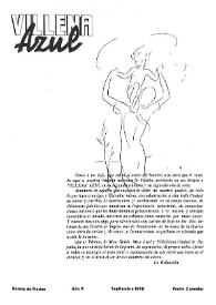 Villena Azul: Revista de Fiestas. Septiembre de 1940