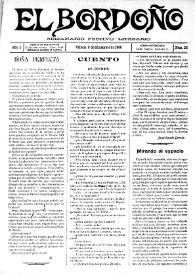 El Bordoño : Semanario Festivo-Literario. Núm. 26, 9 de diciembre de 1906