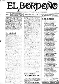 El Bordoño : Semanario Festivo-Literario. Núm. 144, 6 de abril de 1913