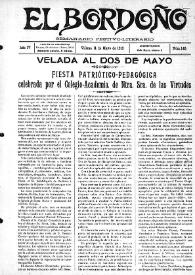 El Bordoño : Semanario Festivo-Literario. Núm. 149, 11 de mayo de 1913