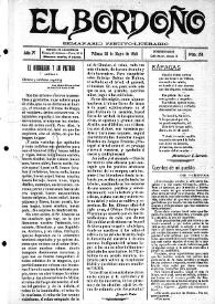 El Bordoño : Semanario Festivo-Literario. Núm. 151, 25 de mayo de 1913