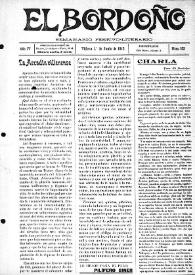El Bordoño : Semanario Festivo-Literario. Núm. 152, 1º de junio de 1913