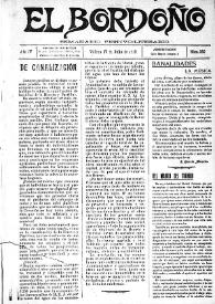 El Bordoño : Semanario Festivo-Literario. Núm. 160, 27 de julio de 1913