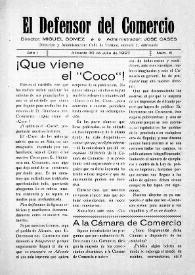 El Defensor del Comercio (Alicante). Núm. 6, 30 de julio de 1927