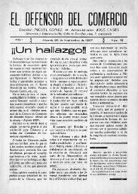 El Defensor del Comercio (Alicante). Núm. 12, 30 de septiembre de 1927