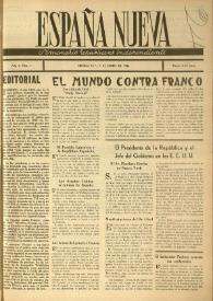 España nueva : Semanario Republicano Independiente. Año II, núm. 7, 5 de enero de 1946
