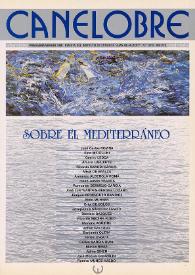 Canelobre, 12-13 (primavera-verano 1988). Sobre el Mediterráneo