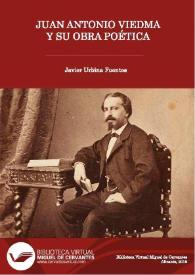 Juan Antonio Viedma y su obra poética
