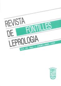 Fontilles. Revista de Leprología. Vol. XX, 1995-1996