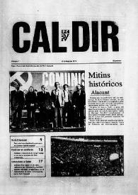 Cal Dir : Òrgan Central del Partit Comunista del País Valencià. Núm. 7, 8 de maig de 1977