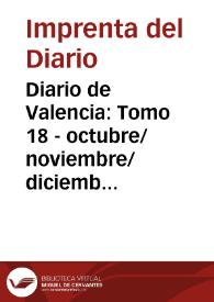 Diario de Valencia: Tomo 18 - octubre/noviembre/diciembre 1794