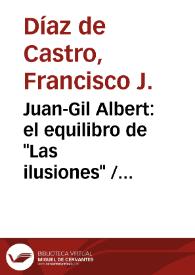 Juan-Gil Albert: el equilibro de 