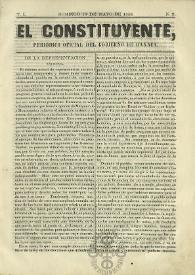 El Constituyente : Periódico Oficial del Gobierno de Oaxaca
. Tomo I, núm. 7, domingo 18 de mayo de 1856