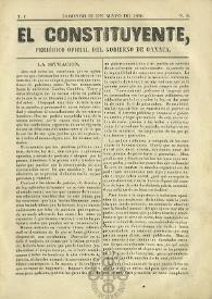 El Constituyente : Periódico Oficial del Gobierno de Oaxaca
. Tomo I, núm. 9, domingo 25 de mayo de 1856