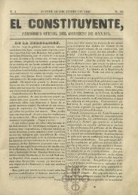 El Constituyente : Periódico Oficial del Gobierno de Oaxaca
. Tomo I, núm. 16, jueves 19 de junio de 1856