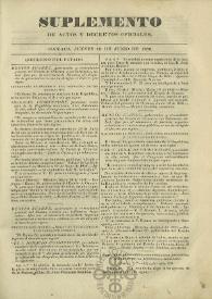 El Constituyente : Periódico Oficial del Gobierno de Oaxaca
. Suplemento de actos y decretos oficiales, jueves 19 de junio de 1856
