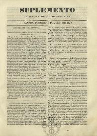 El Constituyente : Periódico Oficial del Gobierno de Oaxaca
. Suplemento de actos y decretos oficiales, domingo 6 de julio de 1856