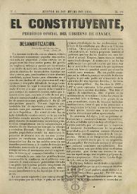 El Constituyente : Periódico Oficial del Gobierno de Oaxaca
. Tomo I, núm. 22, jueves 10 de julio de 1856