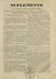 El Constituyente : Periódico Oficial del Gobierno de Oaxaca
. Suplemento de actos y decretos oficiales, domingo 20 de julio de 1856