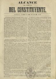 El Constituyente : Periódico Oficial del Gobierno de Oaxaca
. Alcance al núm. 25, lunes 21 de julio de 1856