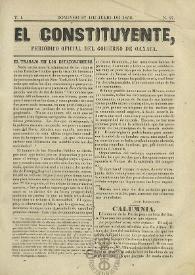 El Constituyente : Periódico Oficial del Gobierno de Oaxaca
. Tomo I, núm. 27, domingo 27 de julio de 1856