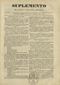El Constituyente : Periódico Oficial del Gobierno de Oaxaca
. Suplemento de actos y decretos oficiales, domingo 3 de agosto de 1856