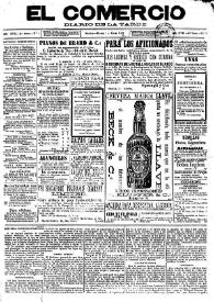 El Comercio : diario de la tarde. Núm. 1, 1 de enero de 1887