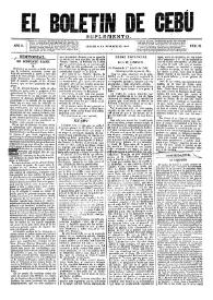 El Boletín de Cebú (1887). Núm. 18, 6 de octubre de 1887