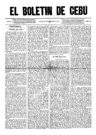 El Boletín de Cebú (1887). Núm. 19, 13 de octubre de 1887