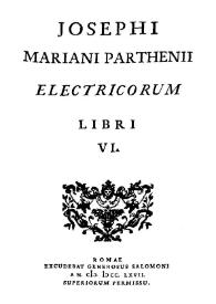 Electricorum. Libri VI