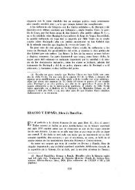 Erasmo y España, libro de Bataillon