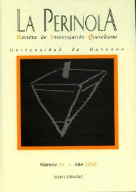 La Perinola : revista de investigación quevediana. Núm. 14, 2010
